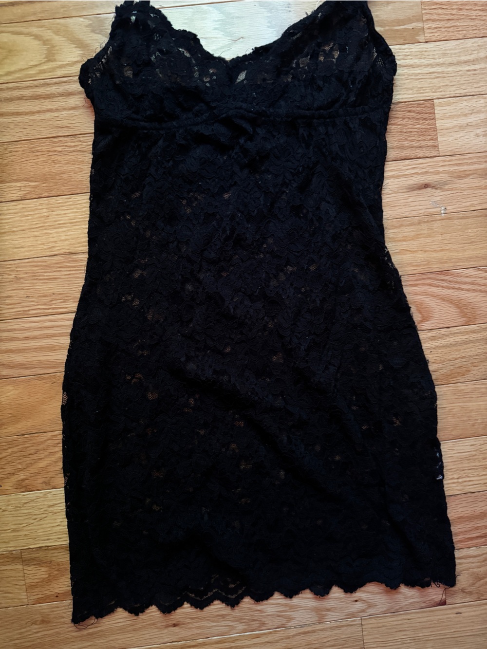 Edikted Black Lace Mini Dress